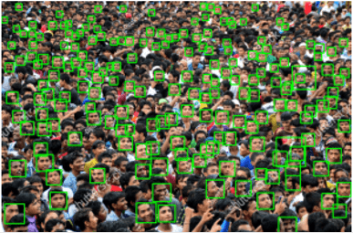 Face Detection in Dense Crowds