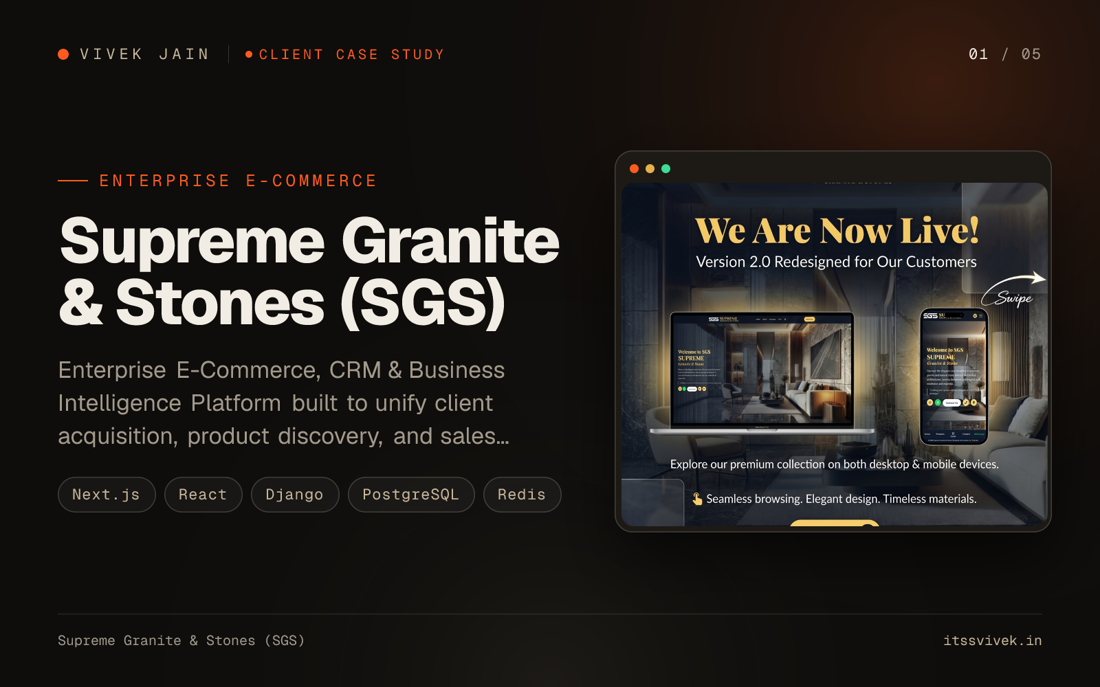 Supreme Granite & Stones (SGS) case study cover